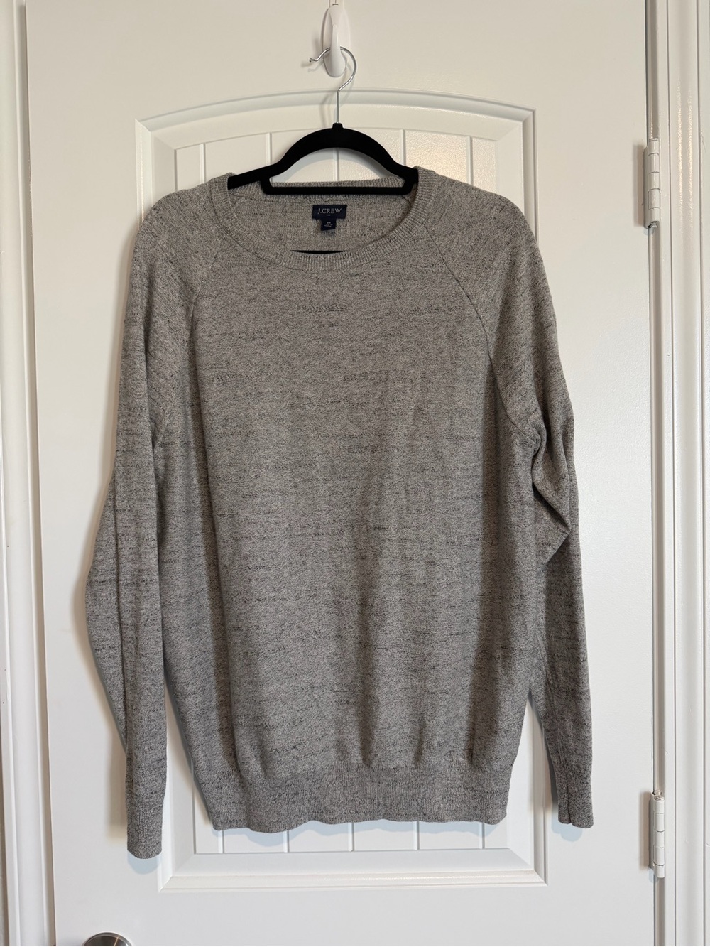 J. Crew Men's Heather Gray Crewneck Sweater